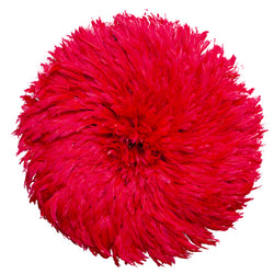 Red Juju Hat – Handcrafted African Decor for Passion, Strength &amp; Prosperity.